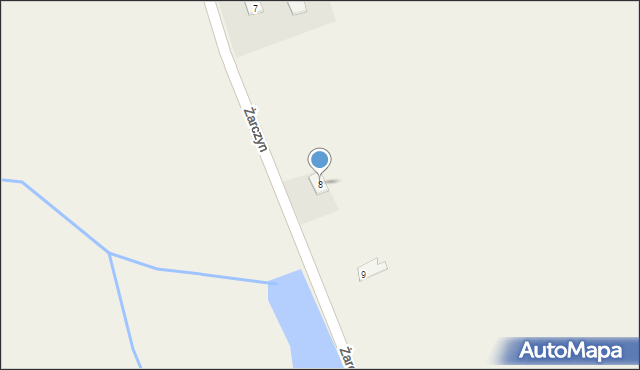 Żarczyn, Żarczyn, 8, mapa Żarczyn