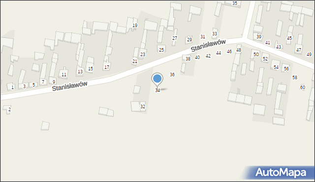 Zarębice, Zarębice, 34, mapa Zarębice