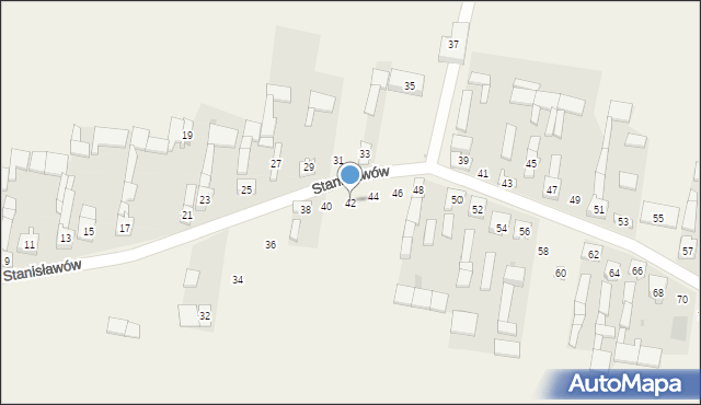 Zarębice, Zarębice, 42, mapa Zarębice