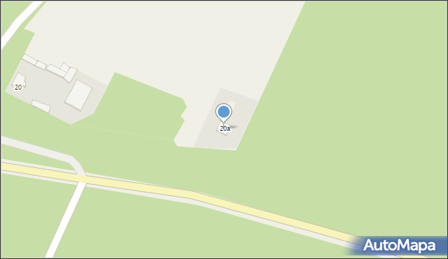 Zaręby, Zaręby, 20a, mapa Zaręby