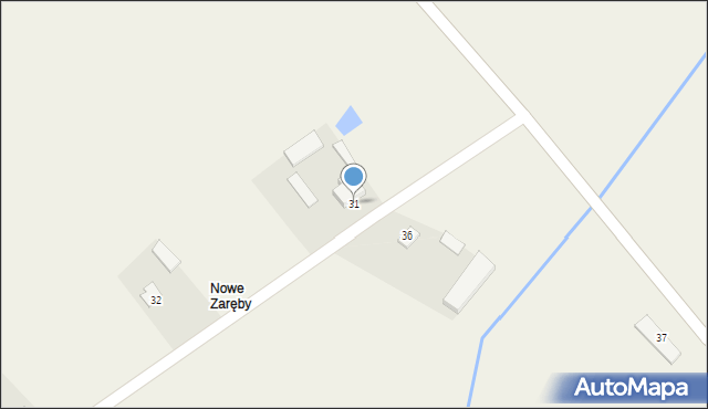 Zaręby, Zaręby, 31, mapa Zaręby