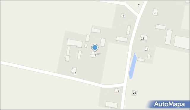 Zaręby-Bindugi, Zaręby-Bindugi, 3, mapa Zaręby-Bindugi