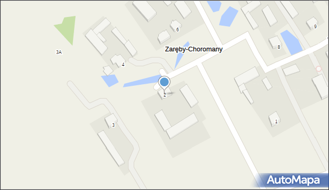 Zaręby-Choromany, Zaręby-Choromany, 2, mapa Zaręby-Choromany