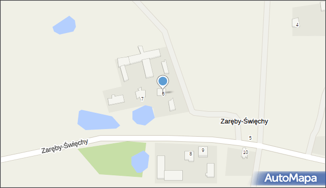 Zaręby-Święchy, Zaręby-Święchy, 6, mapa Zaręby-Święchy