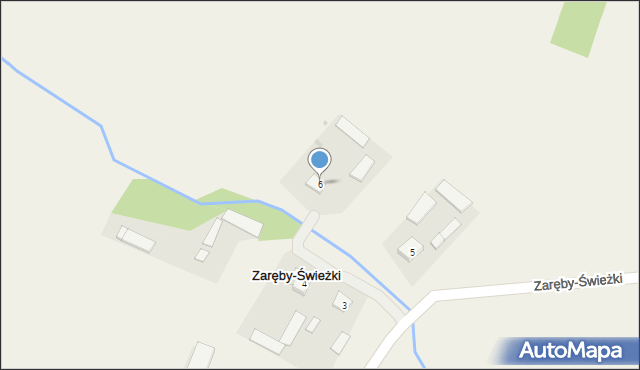 Zaręby-Świeżki, Zaręby-Świeżki, 6, mapa Zaręby-Świeżki