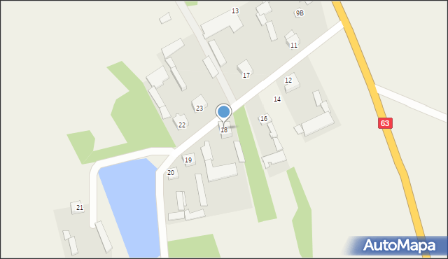 Zaręby-Warchoły, Zaręby-Warchoły, 18, mapa Zaręby-Warchoły