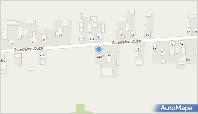 Żarnowica Duża, Żarnowica Duża, 44B, mapa Żarnowica Duża