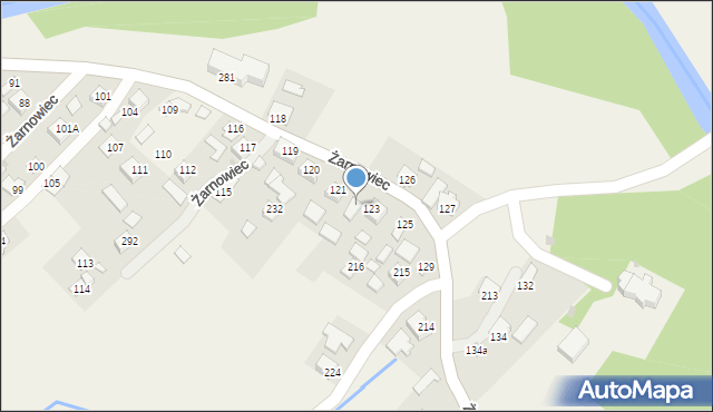 Żarnowiec, Żarnowiec, 122, mapa Żarnowiec