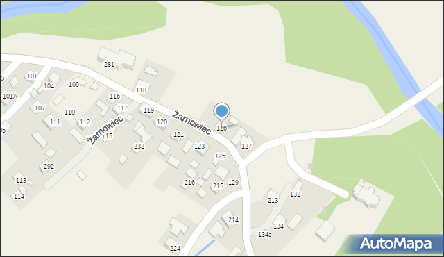 Żarnowiec, Żarnowiec, 126, mapa Żarnowiec