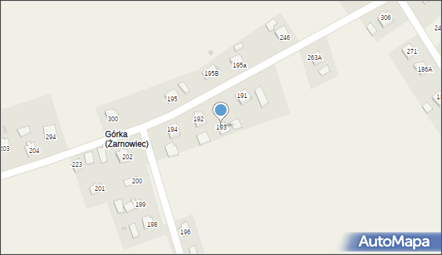 Żarnowiec, Żarnowiec, 193, mapa Żarnowiec