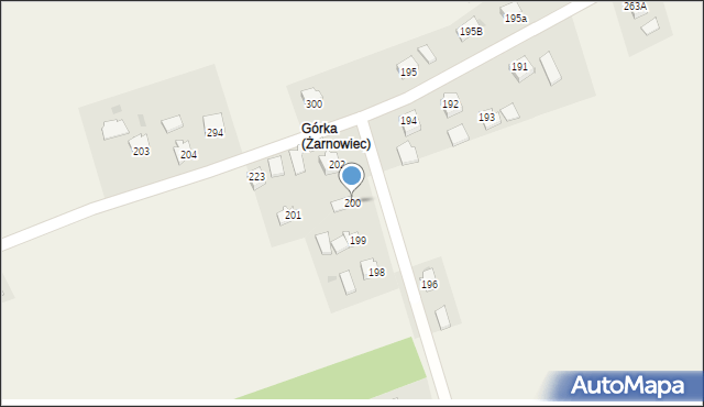 Żarnowiec, Żarnowiec, 200, mapa Żarnowiec