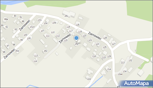 Żarnowiec, Żarnowiec, 232, mapa Żarnowiec