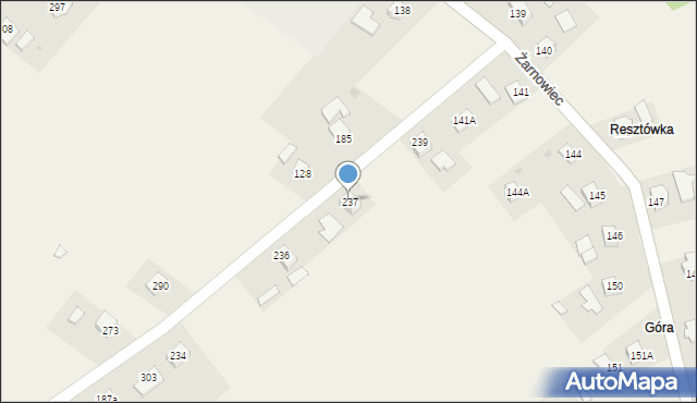 Żarnowiec, Żarnowiec, 237, mapa Żarnowiec