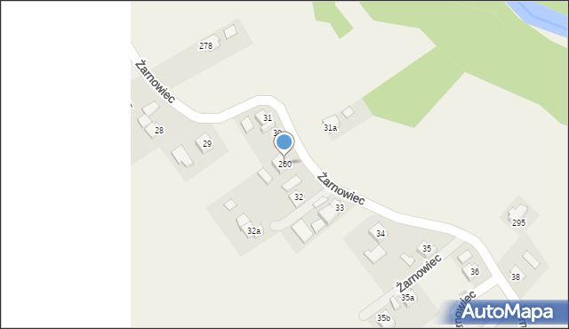 Żarnowiec, Żarnowiec, 260, mapa Żarnowiec