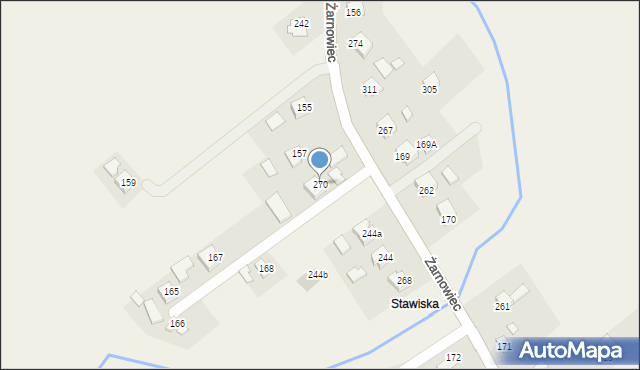 Żarnowiec, Żarnowiec, 270, mapa Żarnowiec