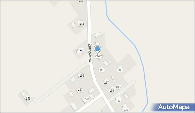 Żarnowiec, Żarnowiec, 274, mapa Żarnowiec