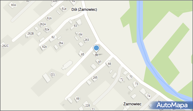 Żarnowiec, Żarnowiec, 66, mapa Żarnowiec