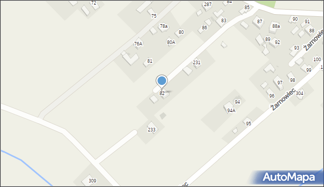 Żarnowiec, Żarnowiec, 82, mapa Żarnowiec