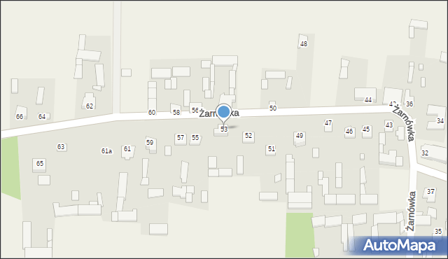 Żarnówka, Żarnówka, 53, mapa Żarnówka