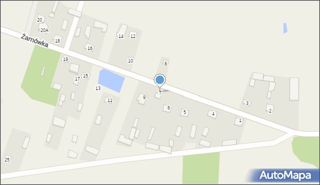 Żarnówka, Żarnówka, 7, mapa Żarnówka