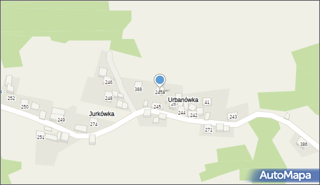 Żarnówka, Żarnówka, 245a, mapa Żarnówka