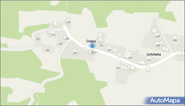 Żarnówka, Żarnówka, 253, mapa Żarnówka