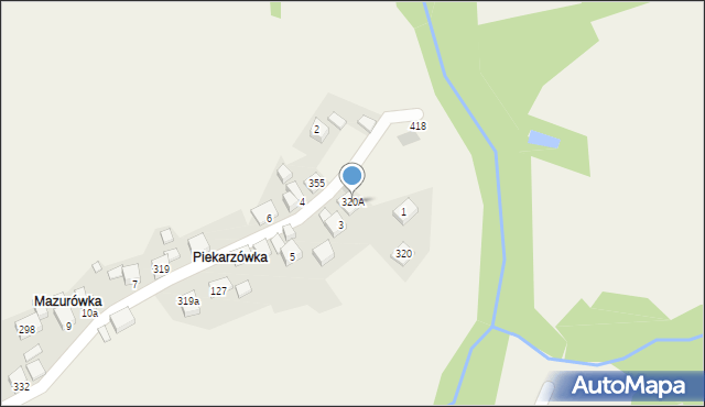 Żarnówka, Żarnówka, 320A, mapa Żarnówka