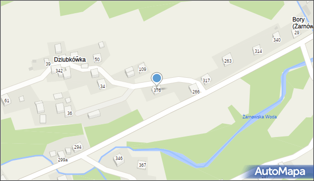 Żarnówka, Żarnówka, 376, mapa Żarnówka