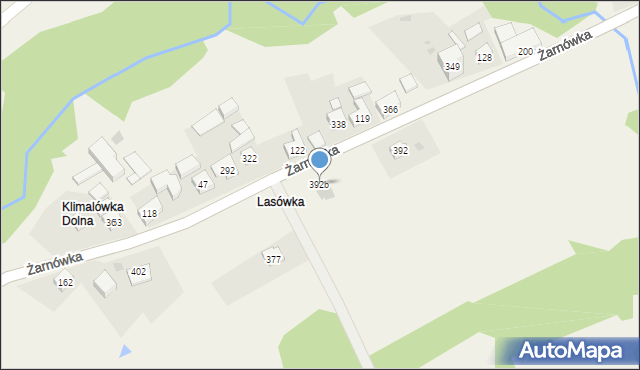 Żarnówka, Żarnówka, 392b, mapa Żarnówka
