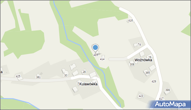 Żarnówka, Żarnówka, 415, mapa Żarnówka