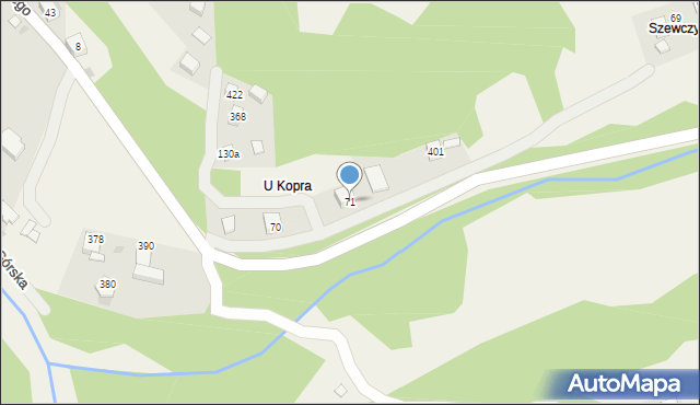 Żarnówka, Żarnówka, 71, mapa Żarnówka