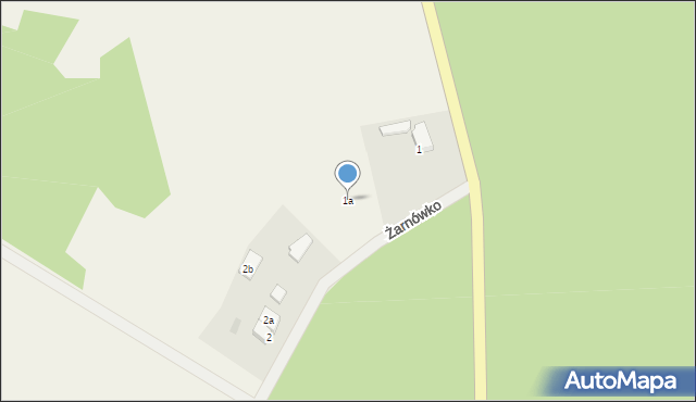 Żarnówko, Żarnówko, 1a, mapa Żarnówko