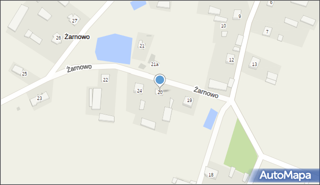 Żarnowo, Żarnowo, 20, mapa Żarnowo