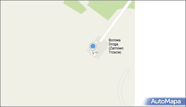 Żarnowo Trzecie, Żarnowo Trzecie, 9, mapa Żarnowo Trzecie