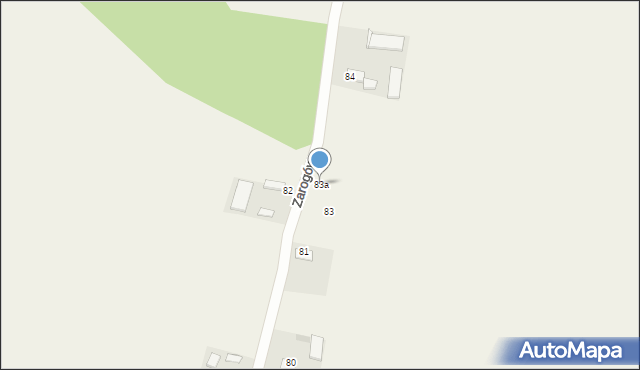 Zarogów, Zarogów, 83a, mapa Zarogów