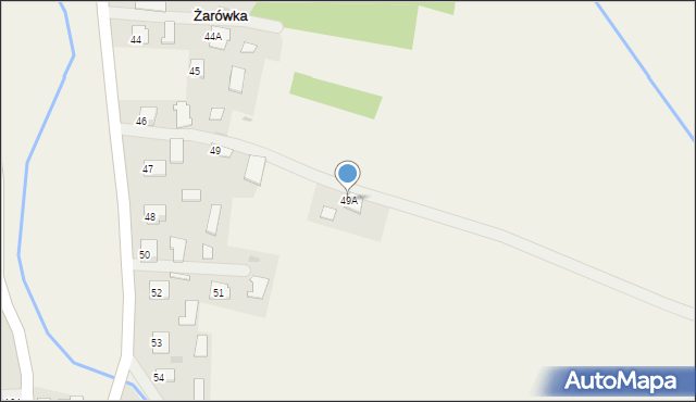 Żarówka, Żarówka, 49A, mapa Żarówka