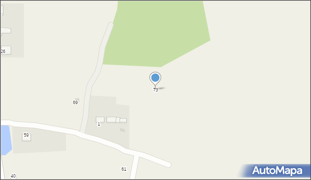 Żary, Żary, 73, mapa Żary