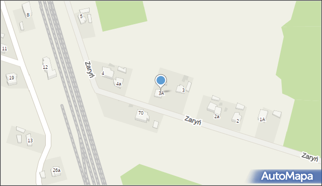 Zaryń, Zaryń, 3A, mapa Zaryń