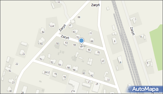 Zaryń, Zaryń, 57, mapa Zaryń
