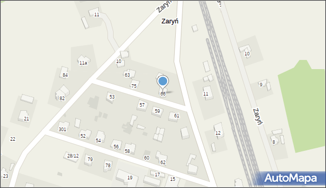 Zaryń, Zaryń, 66, mapa Zaryń