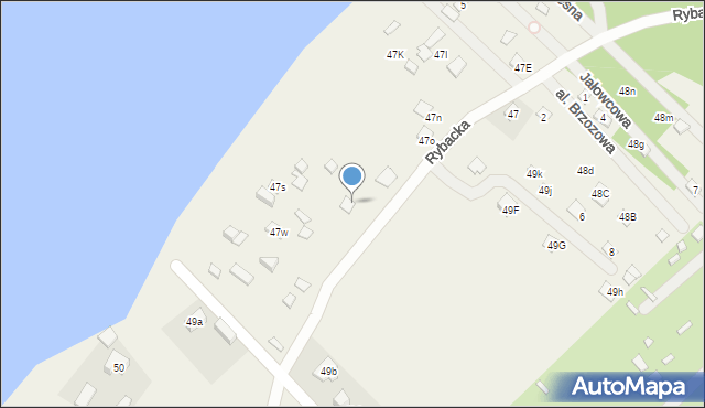 Zarzęcin, Zarzęcin, 47aa, mapa Zarzęcin