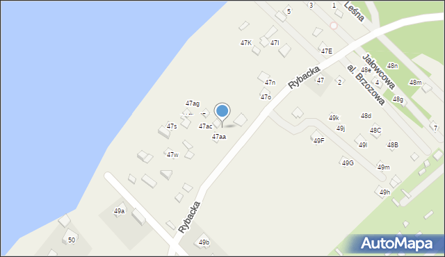 Zarzęcin, Zarzęcin, 47ab, mapa Zarzęcin