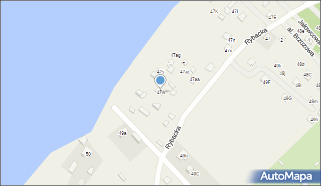 Zarzęcin, Zarzęcin, 47w, mapa Zarzęcin