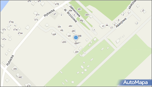 Zarzęcin, Zarzęcin, 49m, mapa Zarzęcin