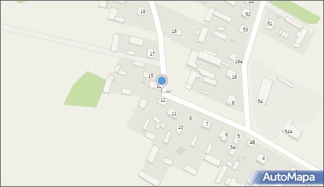 Zarzecz Łukowski, Zarzecz Łukowski, 13, mapa Zarzecz Łukowski