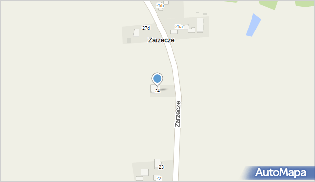 Zarzecze, Zarzecze, 24, mapa Zarzecze