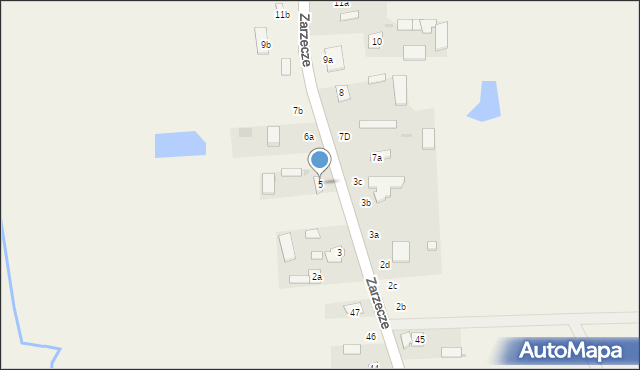Zarzecze, Zarzecze, 5, mapa Zarzecze