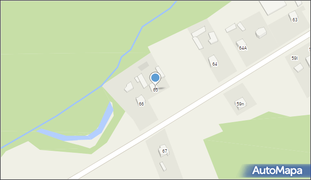 Zarzecze, Zarzecze, 65, mapa Zarzecze