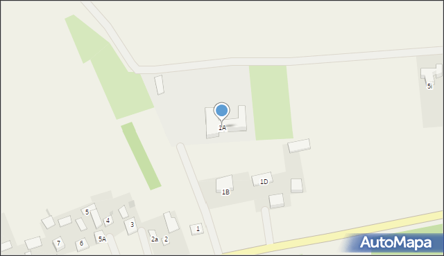 Zarzecze, Zarzecze, 1A, mapa Zarzecze