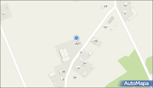 Zarzecze, Zarzecze, 28A, mapa Zarzecze